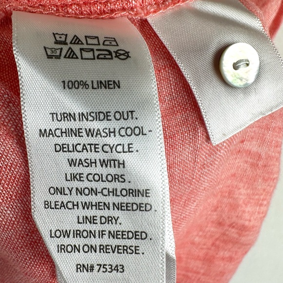 C&C California Linen Button Down Shirt Resort Beach - Picture 7 of 10